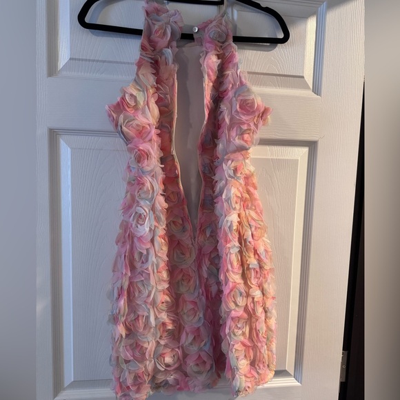 Entro Pastel Multicolor Ruffled Dress - Picture 3 of 3